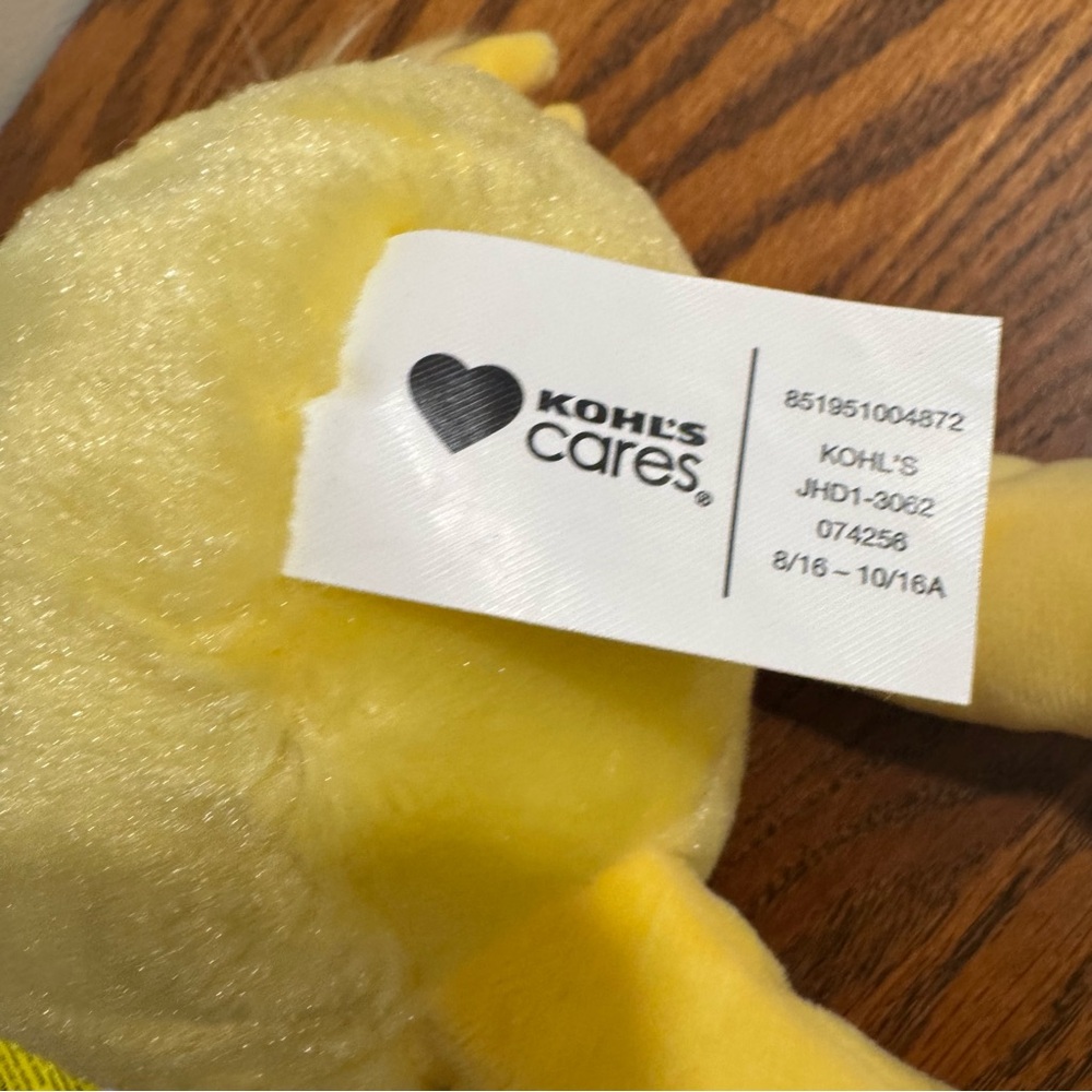 NWT Kohl's Cares‎ The Sneetches Dr. Seuss 16" Yellow Stuffed Animal Plush - Picture 8 of 9